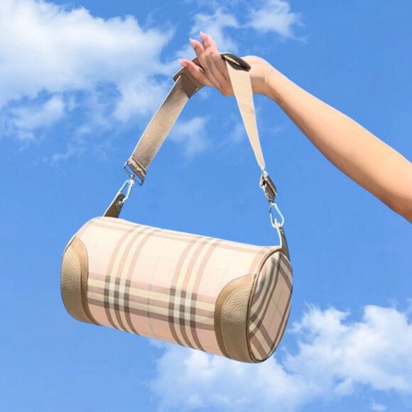 Authentic Y2K Burberry Pink Nova Check Shoulder Bag - Picture 7 of 7